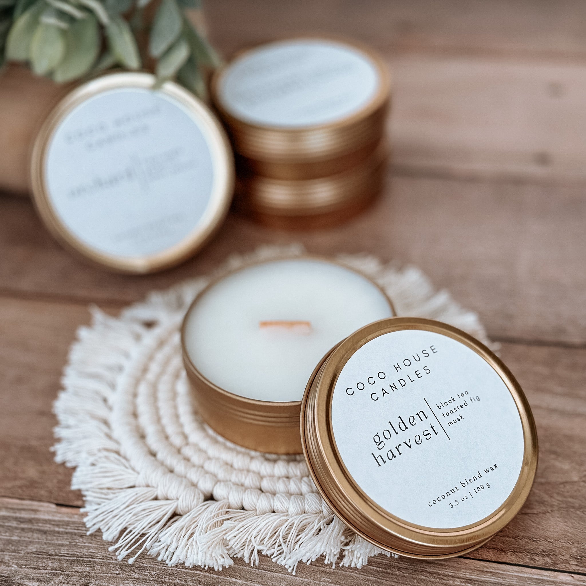 Fall Travel Candles - Coco House Candles - Travel Candle